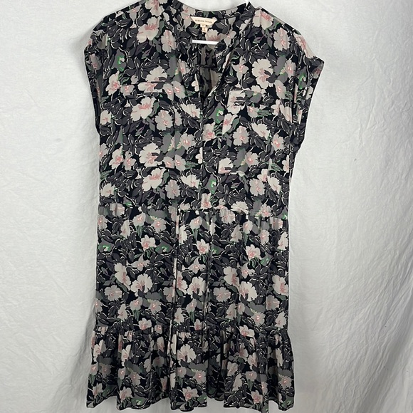 Rebecca Taylor 6 silk drawstring dress - Picture 1 of 6